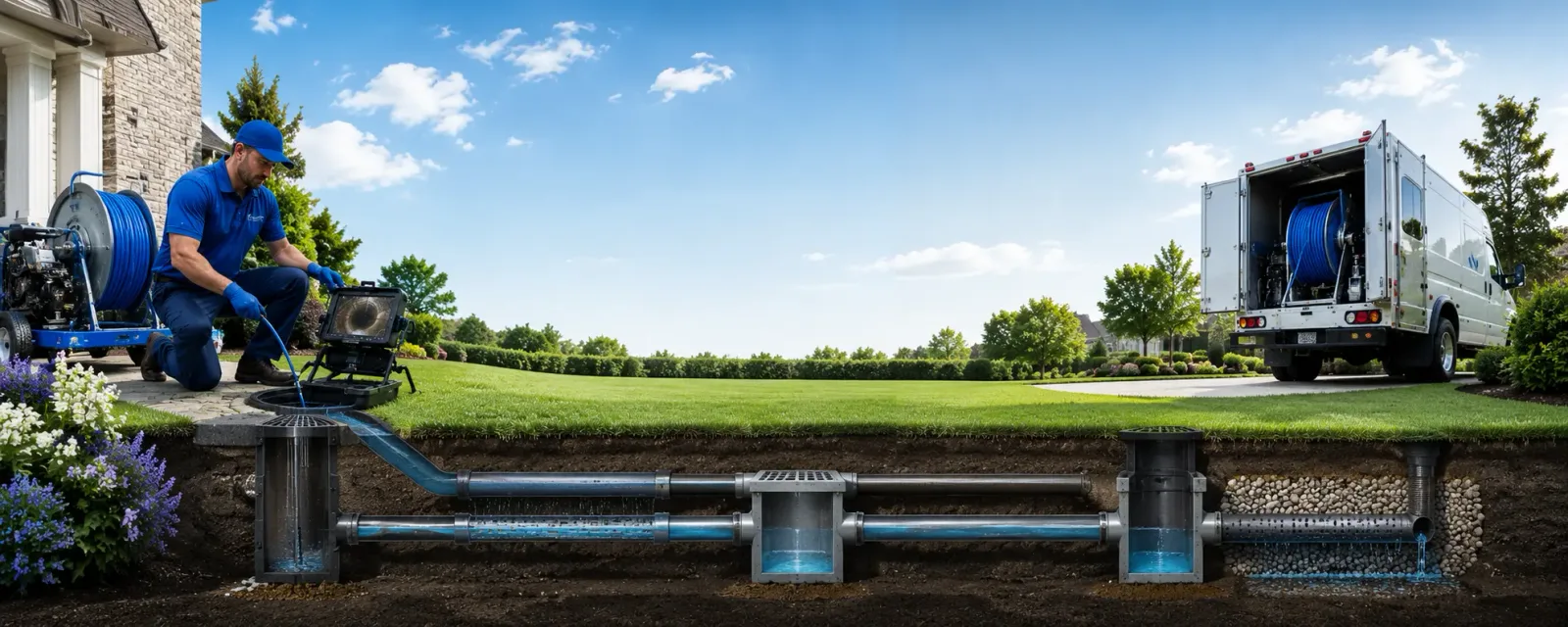Outdoor drain cleaning information for Everett, PA